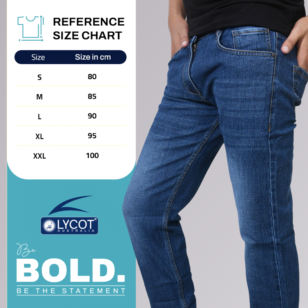 Men's Classic C1 Denim Jeans - Timeless Midnight Blue