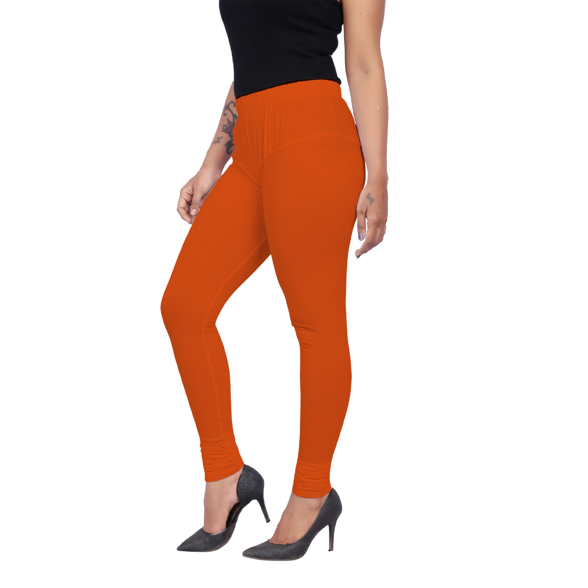 Women's Churidar Leggings #40 - Orange