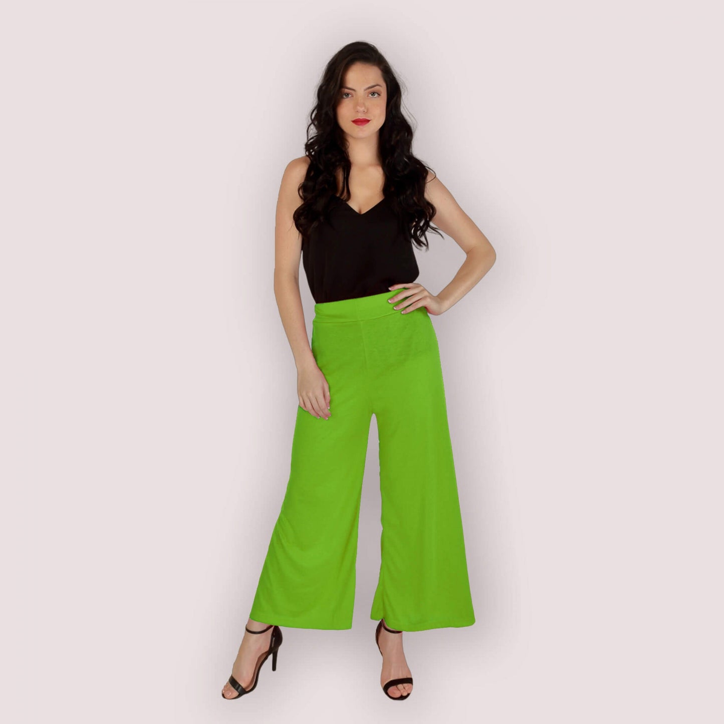Green Feminine Palazzo