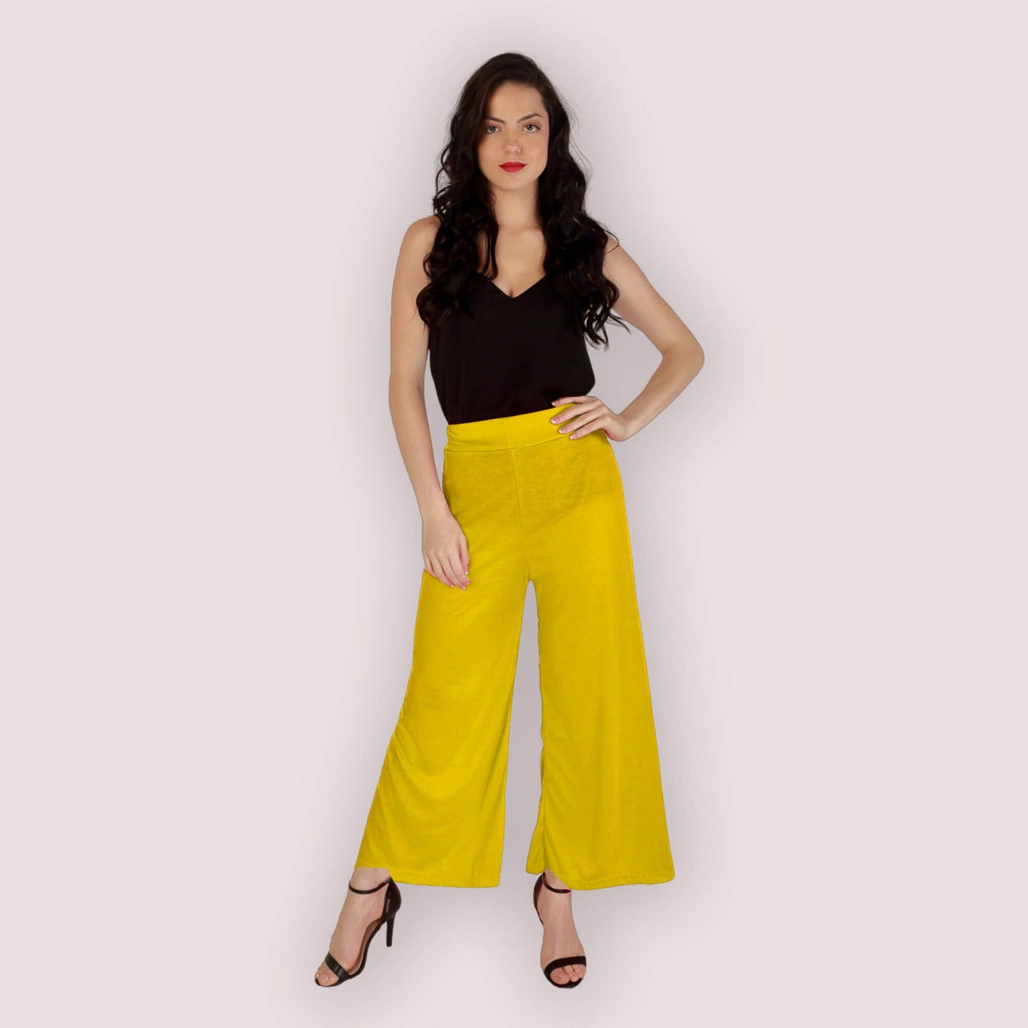 Yellow Feminine Palazzo