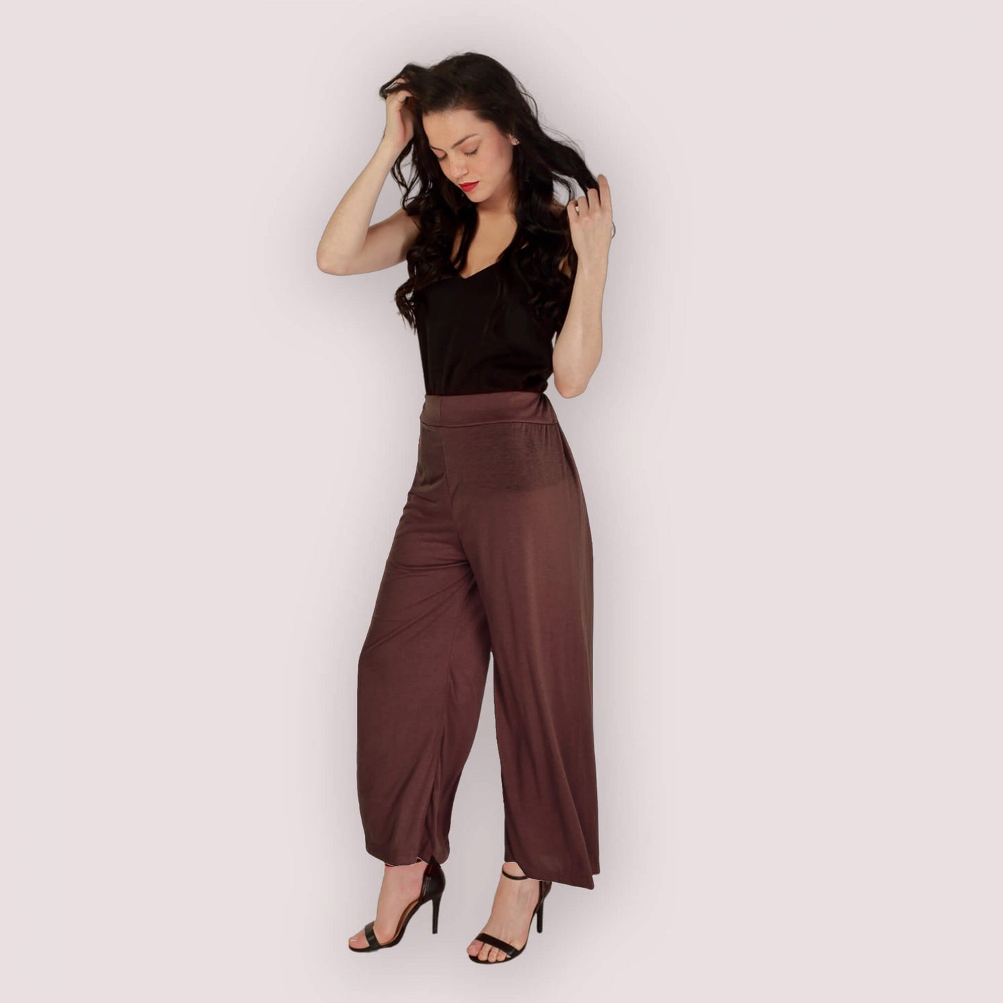 Brown Feminine Palazzo