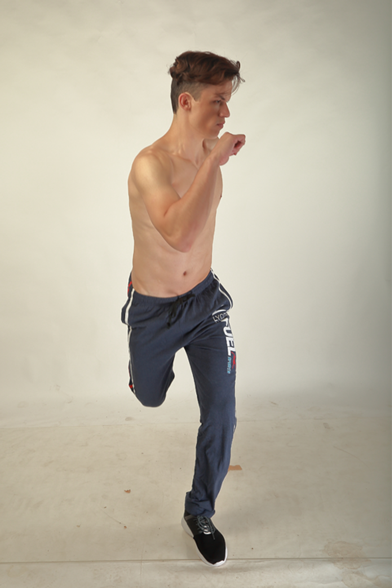 Classic Comfort Men's Printed Track Pant - Grey