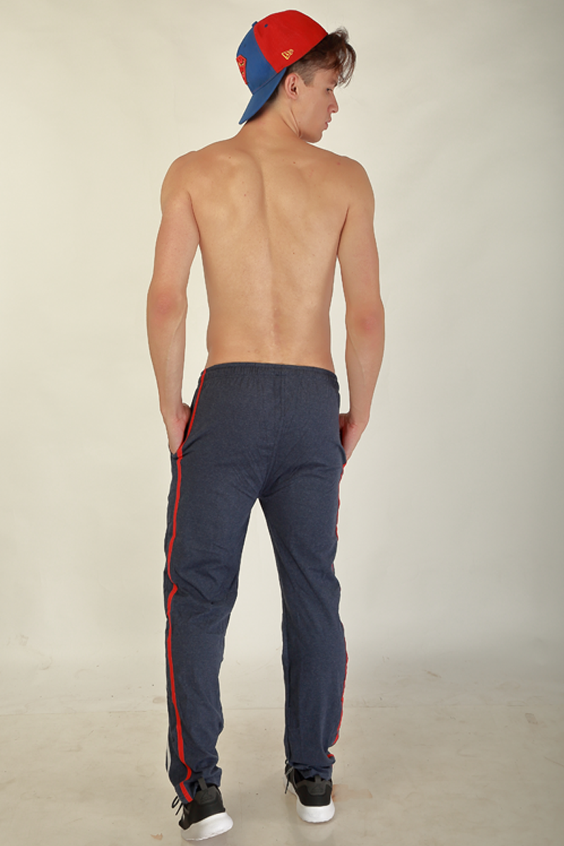 Classic Comfort Men's Printed Track Pant - Grey