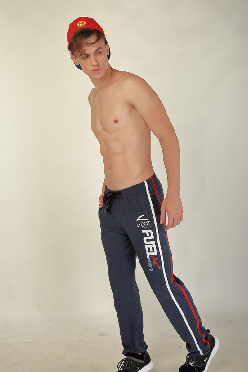 Classic Comfort Men's Printed Track Pant - Grey