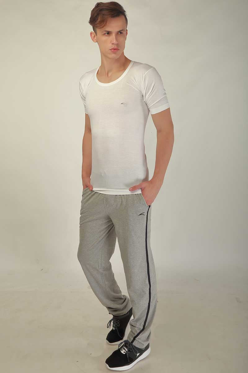 Alive Super Fine Half-Sleeve White Vests for Men - Pack of 3