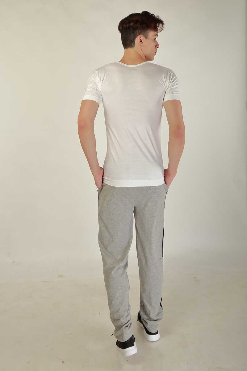 Alive Super Fine Half-Sleeve White Vests for Men - Pack of 3