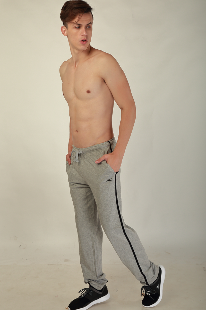 Classic Comfort Men's Solid Track Pant - Grey