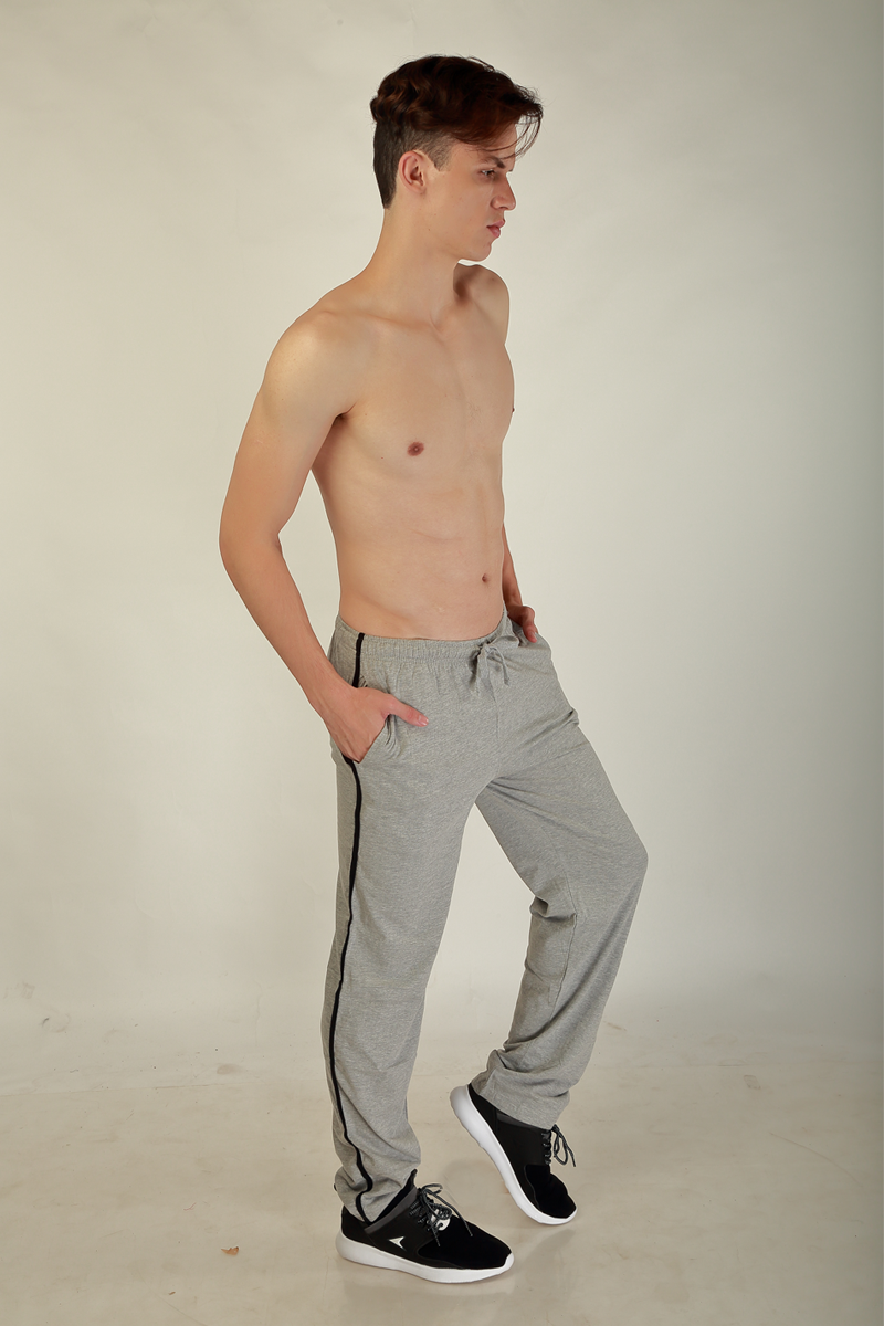 Classic Comfort Men's Solid Track Pant - Grey