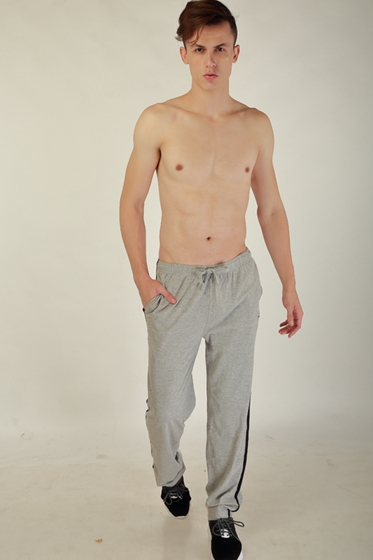 Classic Comfort Men's Solid Track Pant - Grey