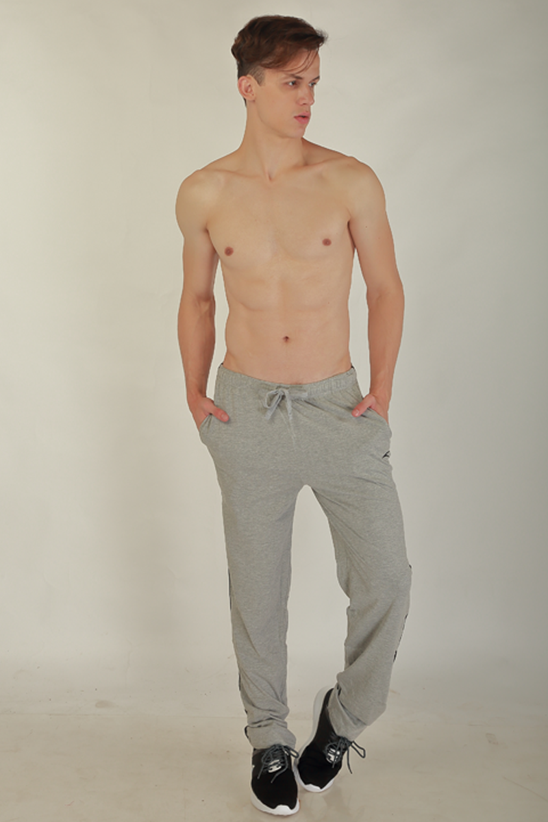 Classic Comfort Men's Solid Track Pant - Grey