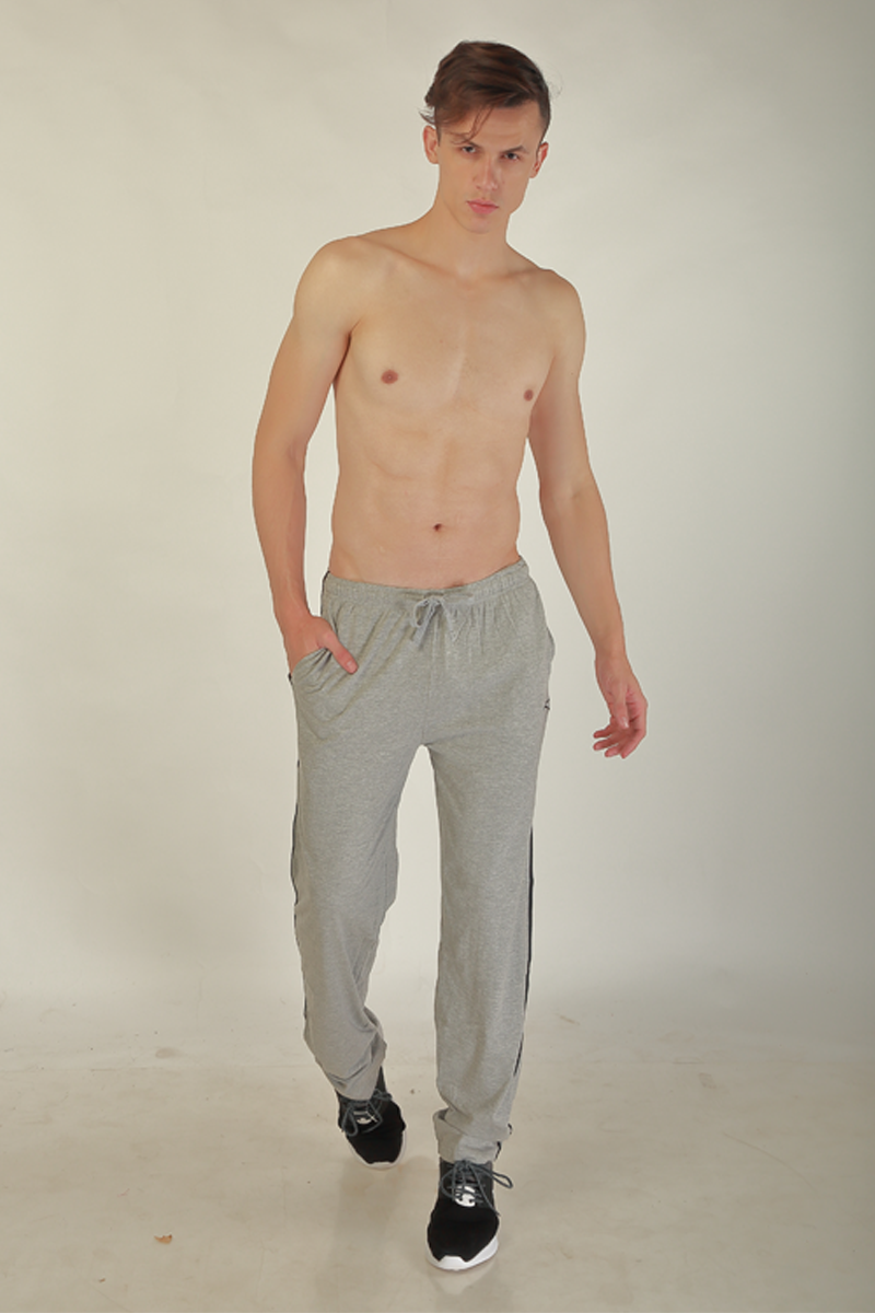 Classic Comfort Men's Solid Track Pant - Grey