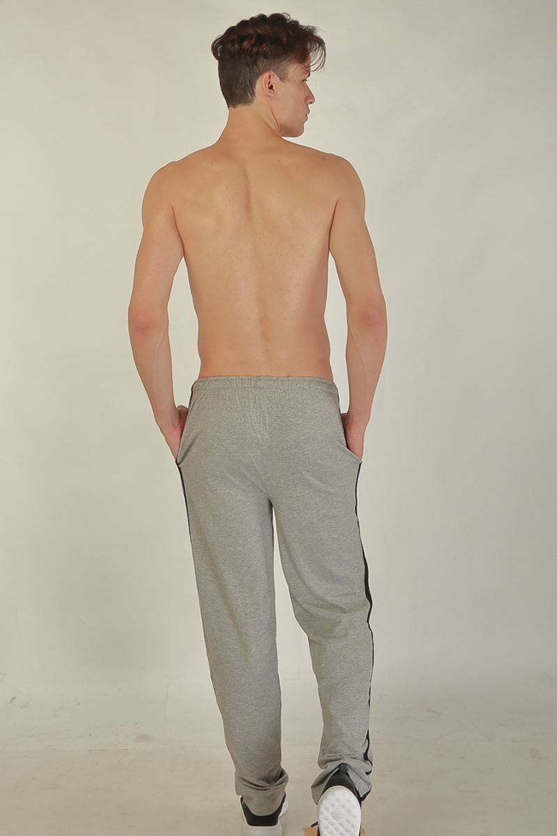 Classic Comfort Men's Solid Track Pant - Grey