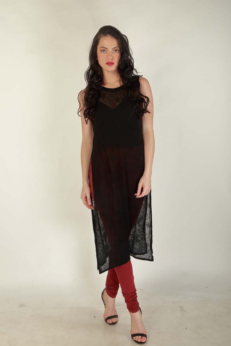 Women's Churidar Leggings #6 - Red