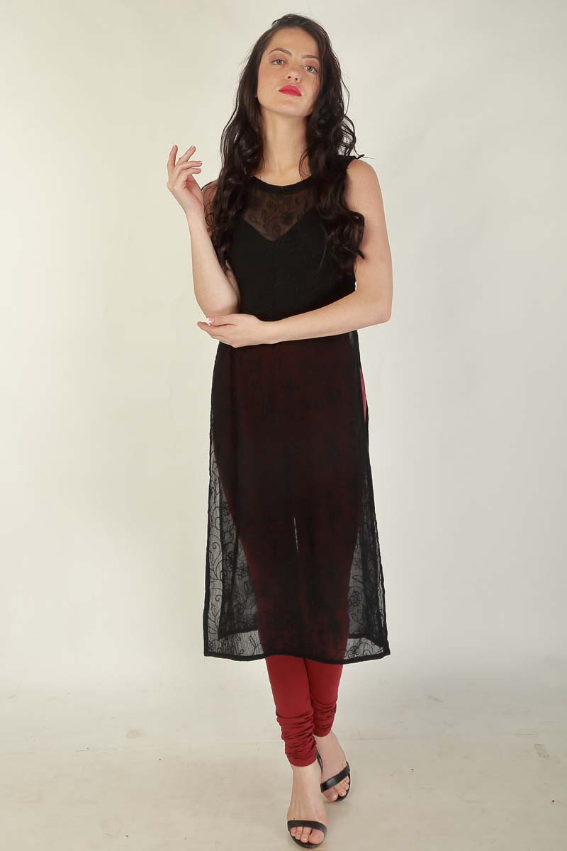 Women's Churidar Leggings #6 - Red