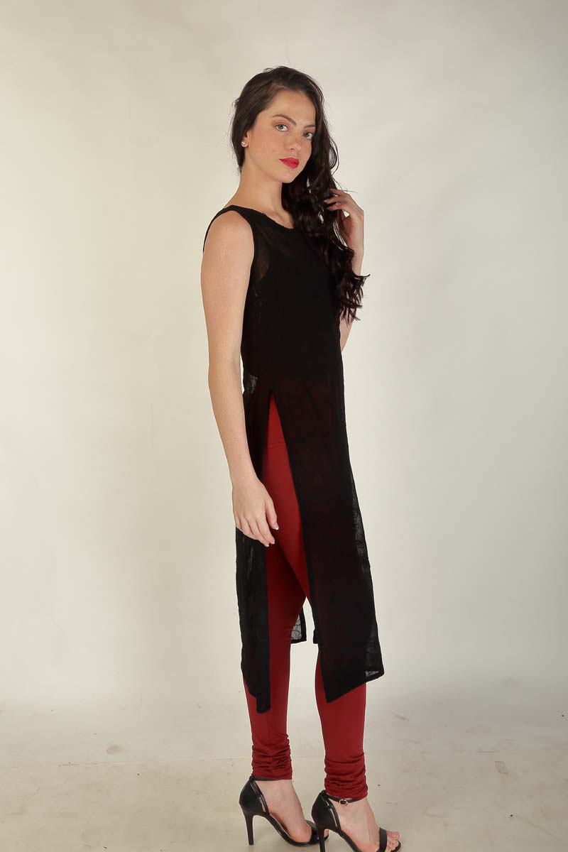 Women's Churidar Leggings #6 - Red