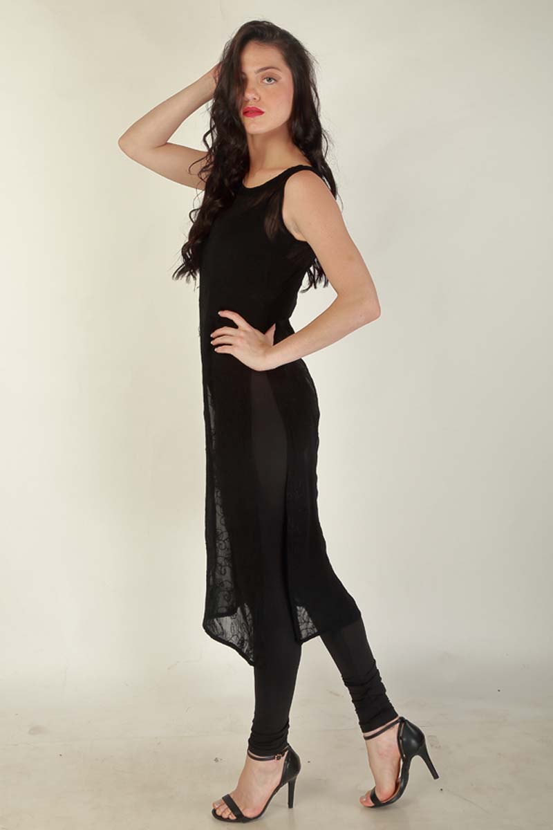 Women's Churidar Leggings #28 - Black