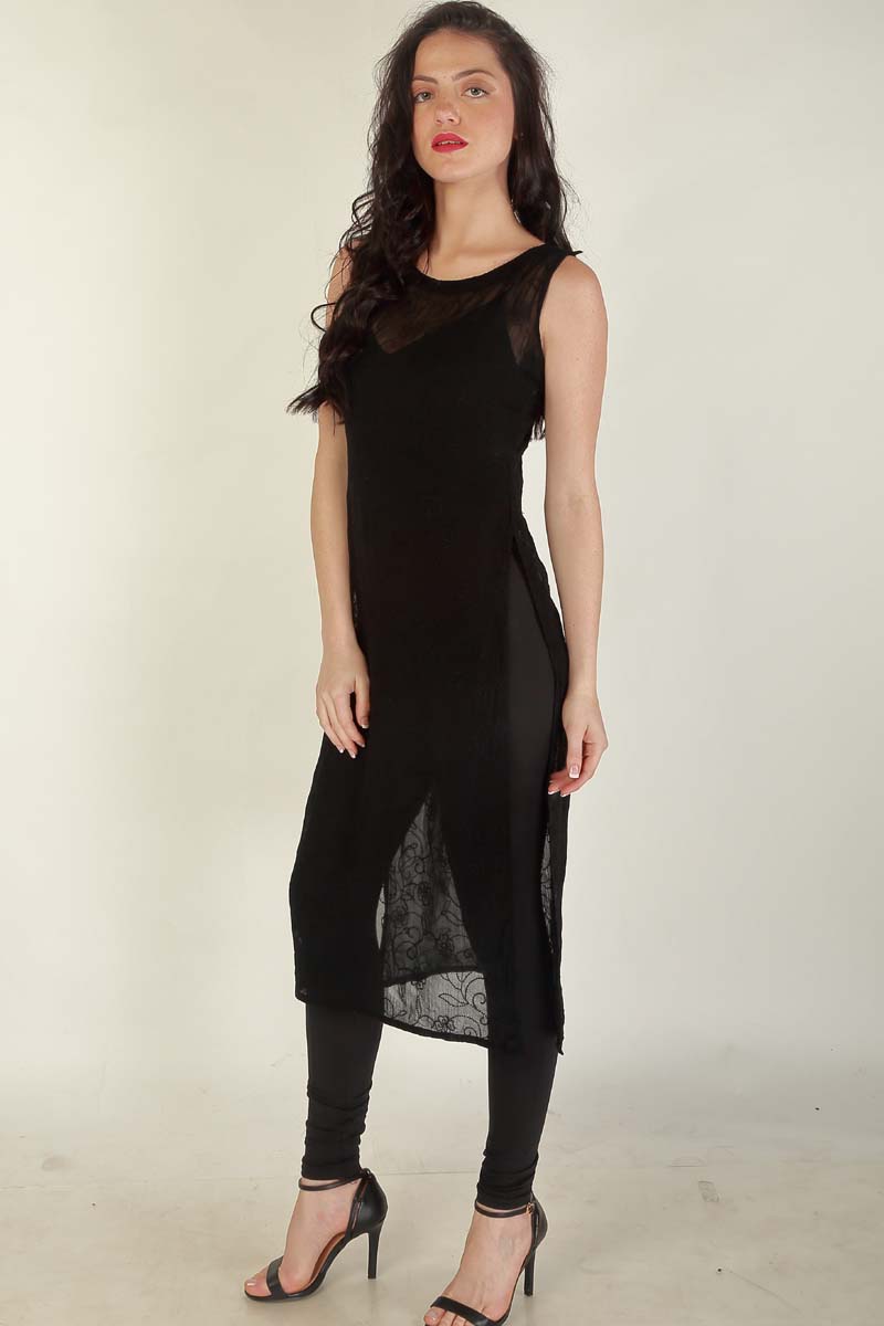 Women's Churidar Leggings #28 - Black