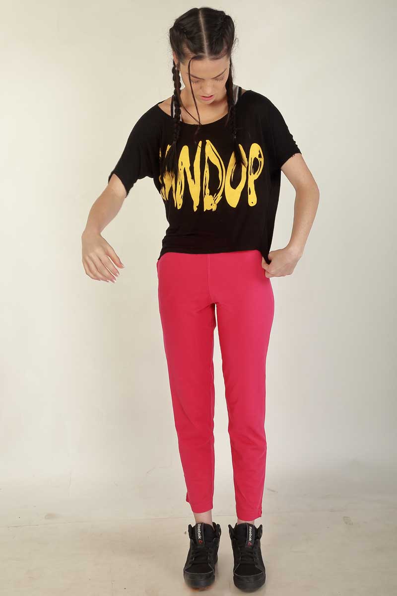 Women's Ankle-Length/Yoga Pants - Pink