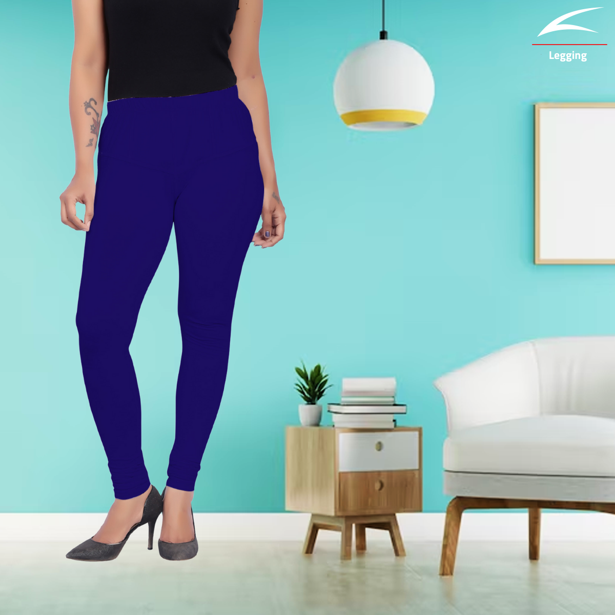 Women's Churidar Leggings #20 - Blue