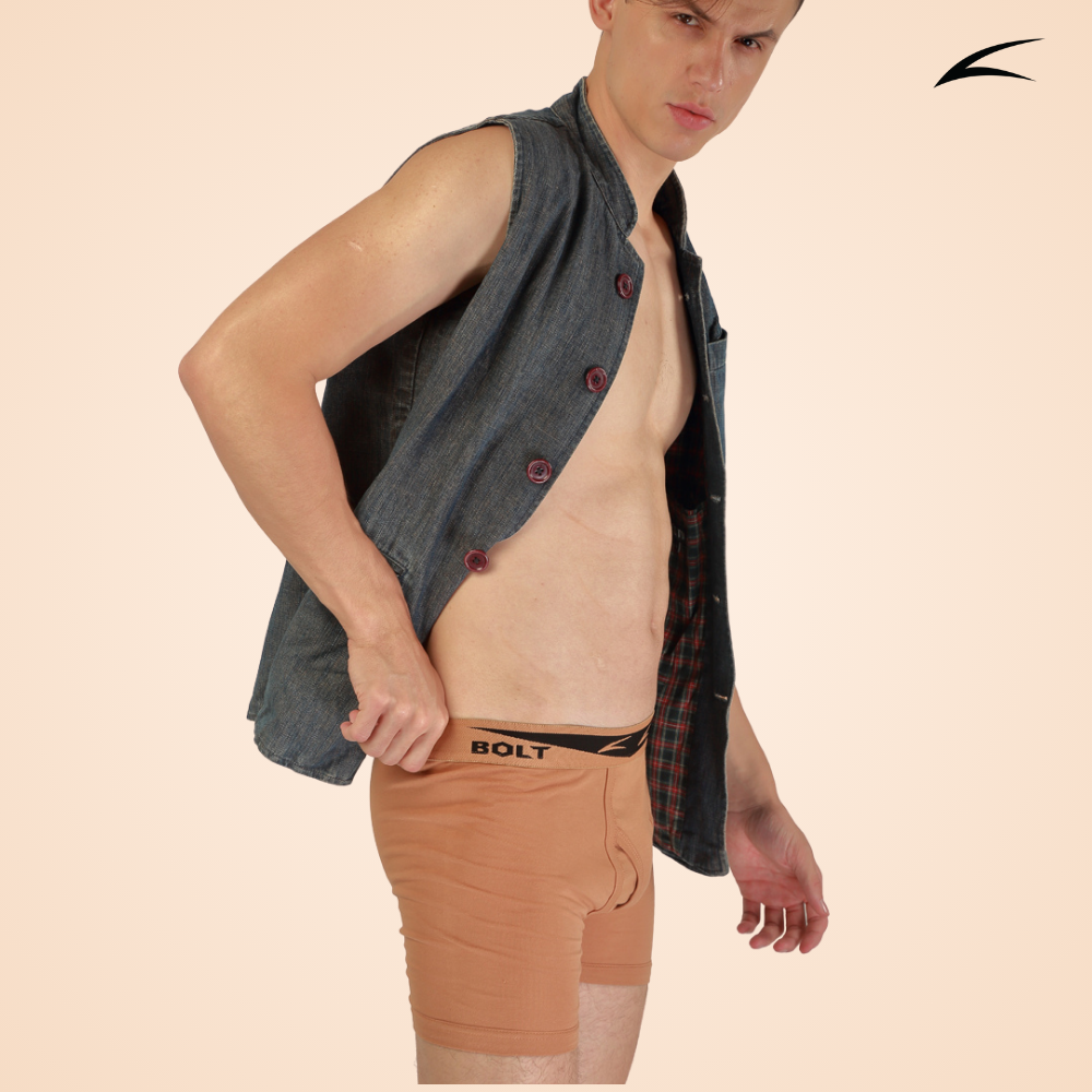 Bolt Men's Cotton Trunks - Pack of 3