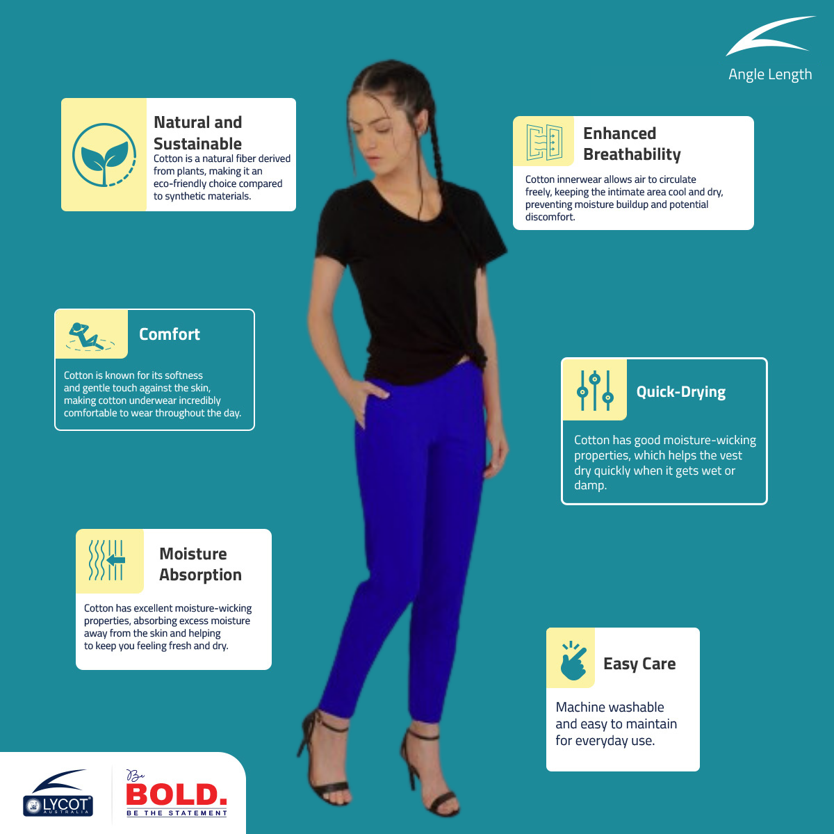 Women's Ankle-Length/Yoga Pants - BlUE