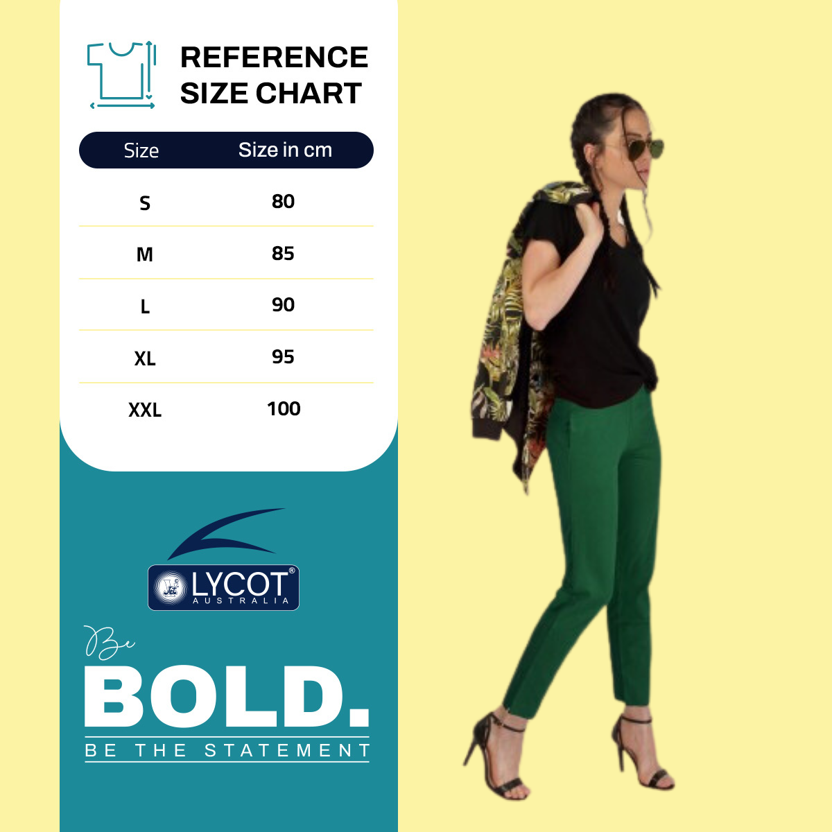 Women's Ankle-Length/Yoga Pants - Green