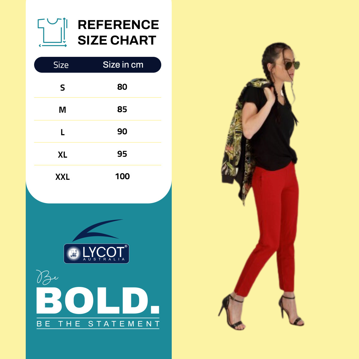 Women's Ankle-Length/Yoga Pants - Red