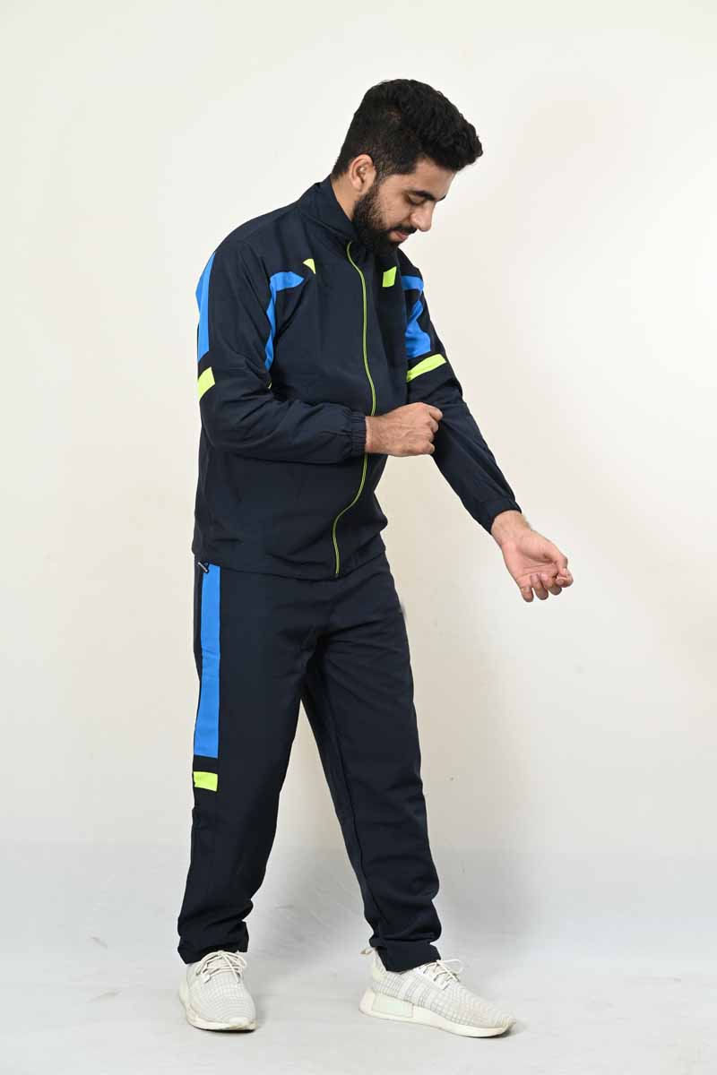 Boom Tracksuit #14 Blue Fluorescent details Dri-Fit