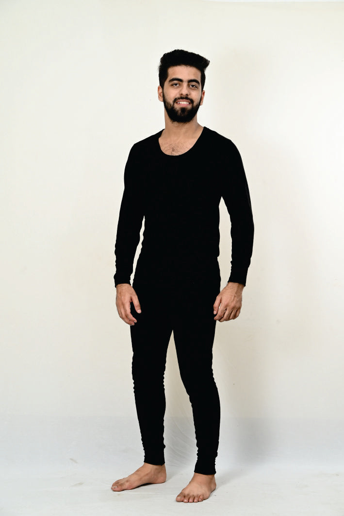 Men's Thermal wear Upper Black - Pack of 1