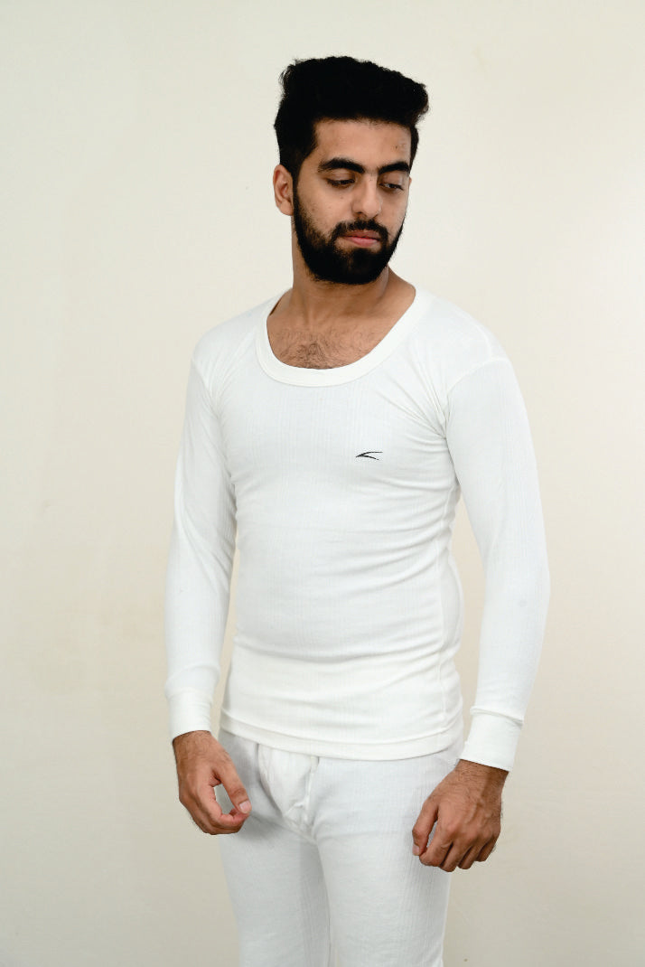 Men's Thermal wear Upper White - Pack of 1