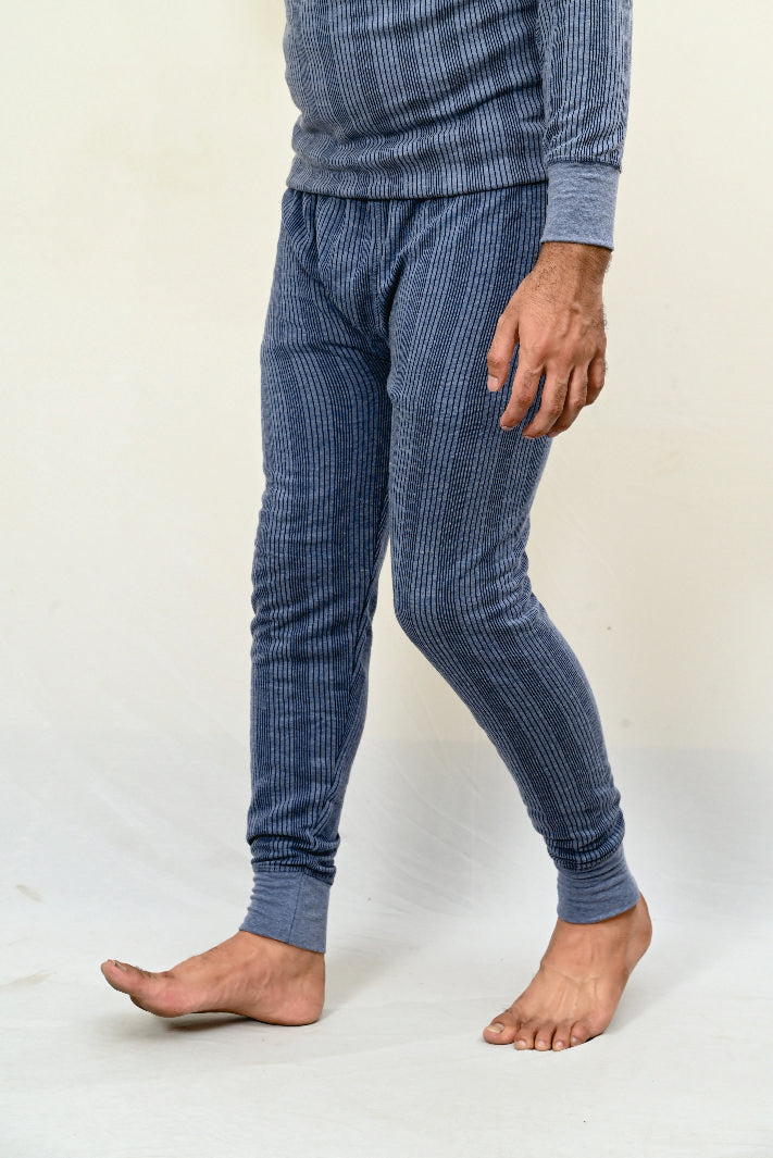 Men's Thermal wear Lower Blue - Pack of 1