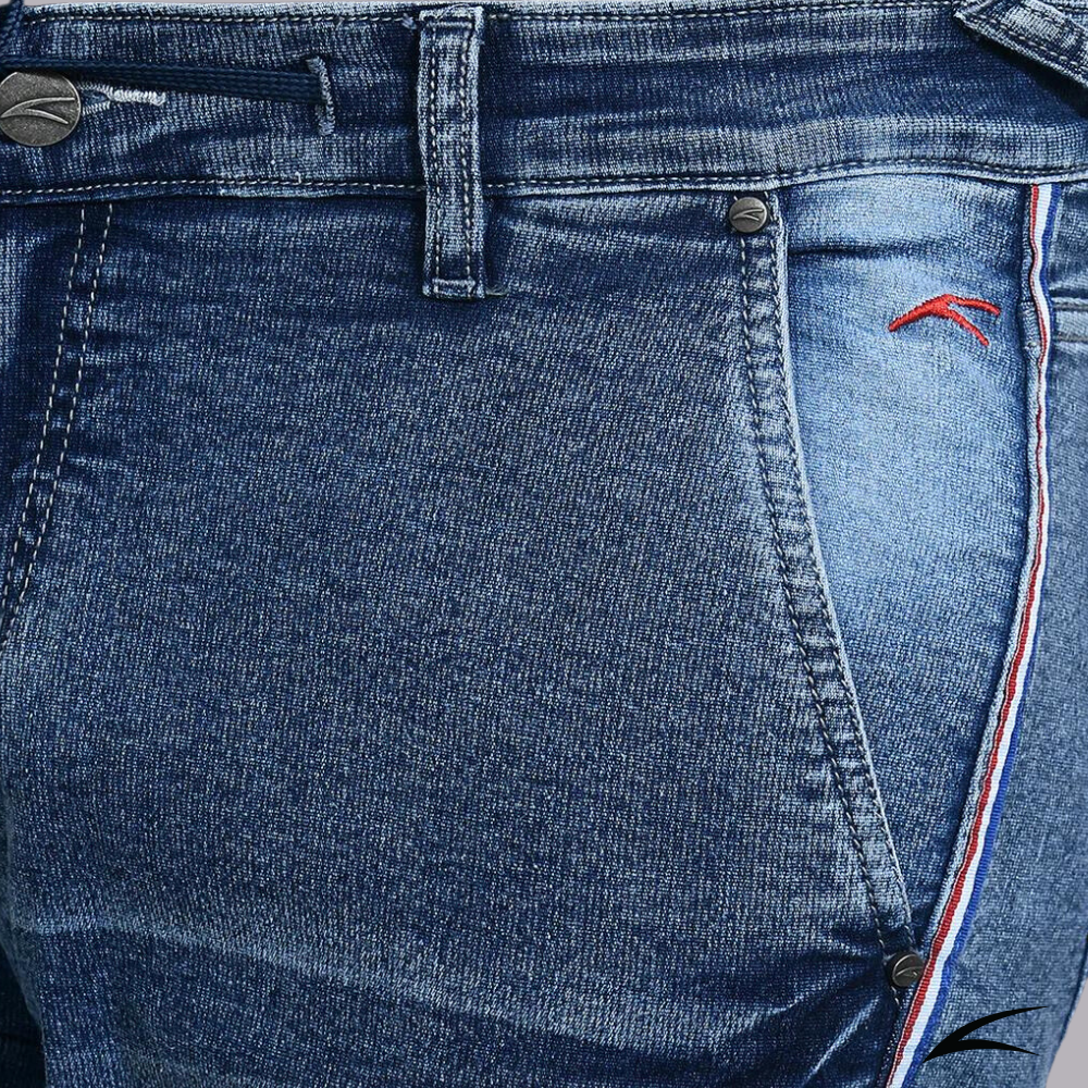 Men's Blue Denim Joggers