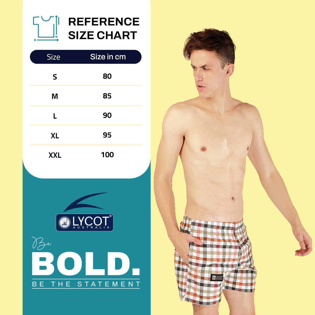 Men's Premium Cotton Boxers - Pack of 1