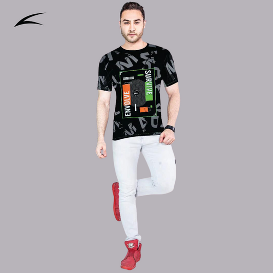 Men's Stylish Round Neck Designer T-shirt
