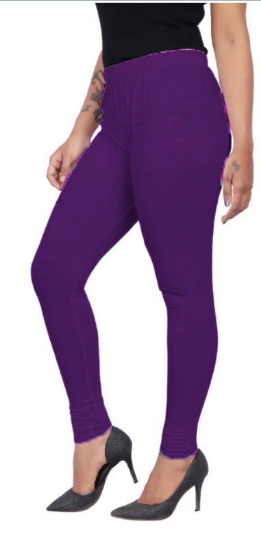 Women's Churidar Leggings #10 - Dark Purple