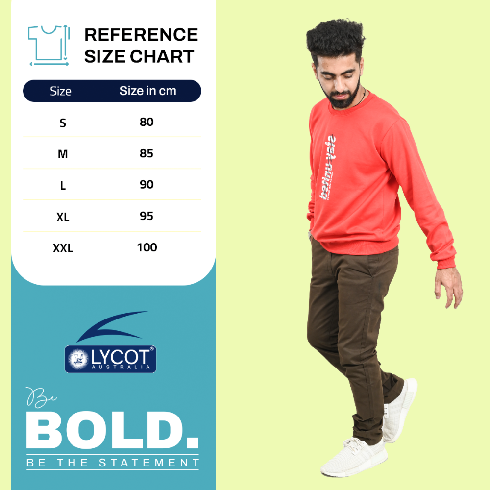 Red Versatile Sweatshirts for Men (Series 8000)