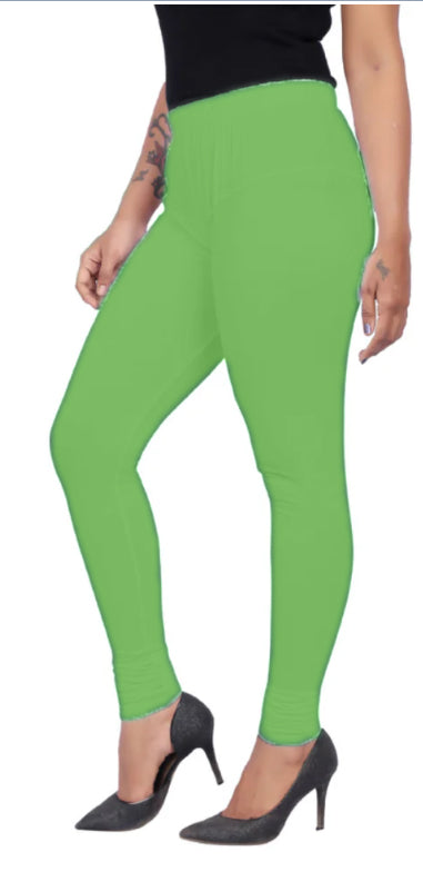 Women's Churidar Leggings #14 - Fluorescent Green