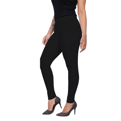 Women's Churidar Leggings #28 - Black