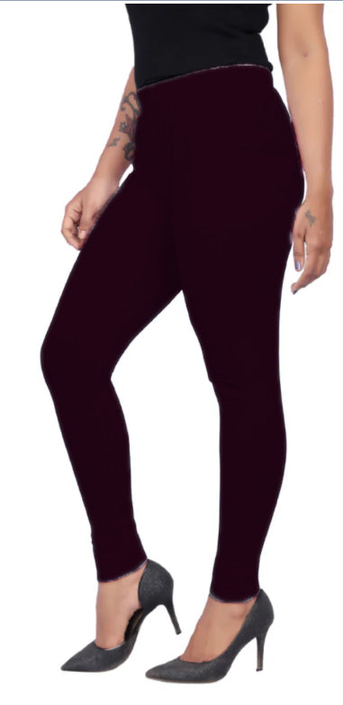 Women's Churidar Leggings #23 - Maroon