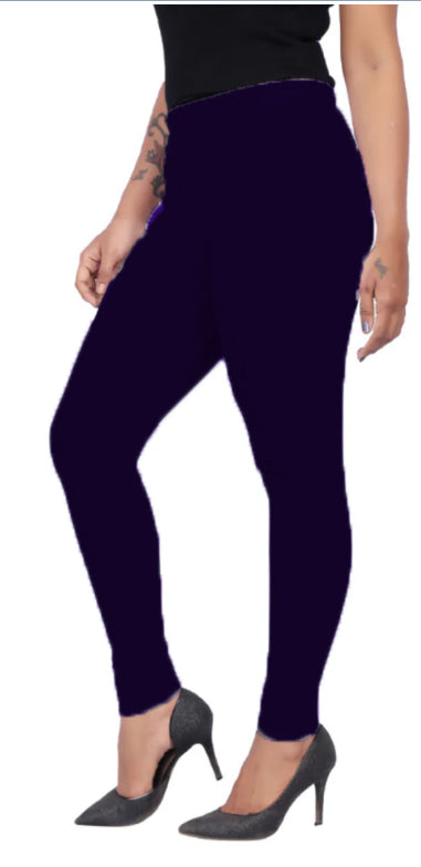 Women's Churidar Leggings #25 - Deep Purple