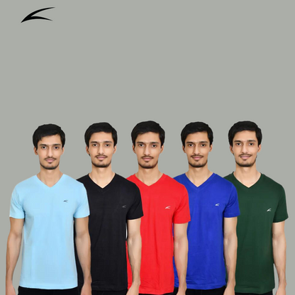 V Neck Plain T-shirt