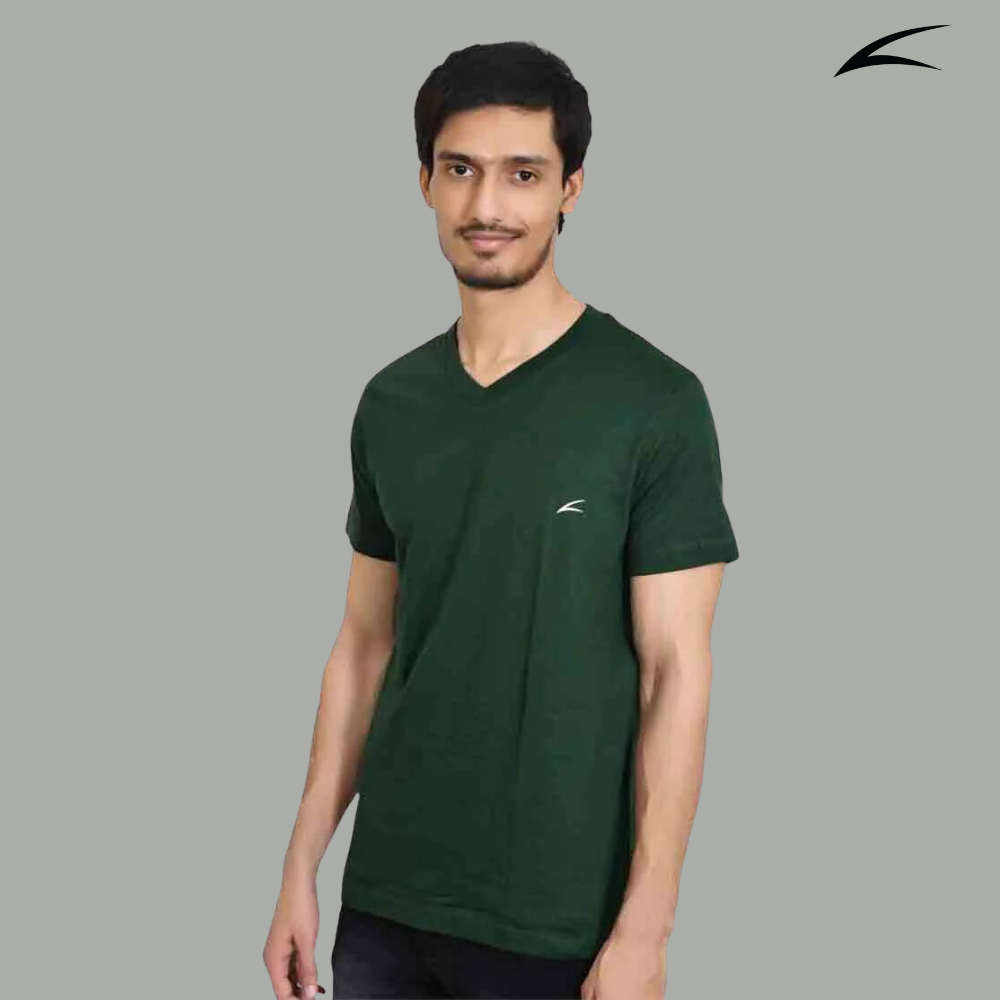 V Neck Plain T-shirt