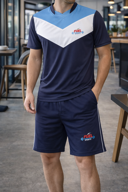 T-Shirt & Shorts Set Sky Blue