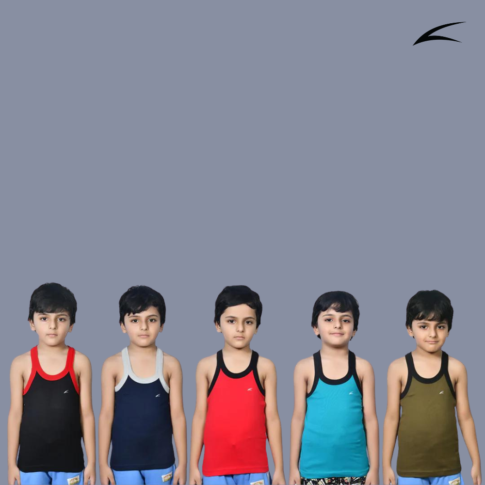 Player Kids Designer Vest - Pack of 3