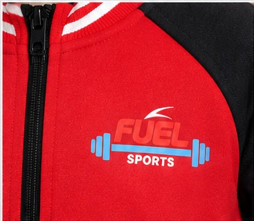 Kids Tracksuit #16 Red and Black
