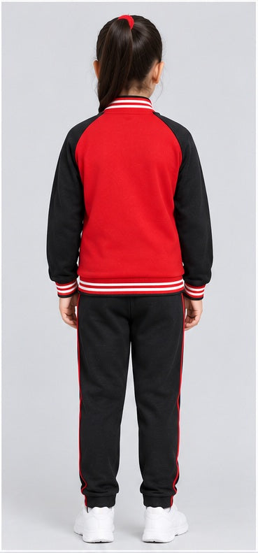 Kids Tracksuit #16 Red and Black
