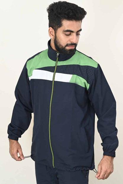 Boom Tracksuit #15 Lime Green details Dri-Fit