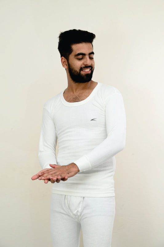 Men's Thermal wear Upper White - Pack of 1