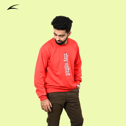 Red Versatile Sweatshirts for Men (Series 8000)