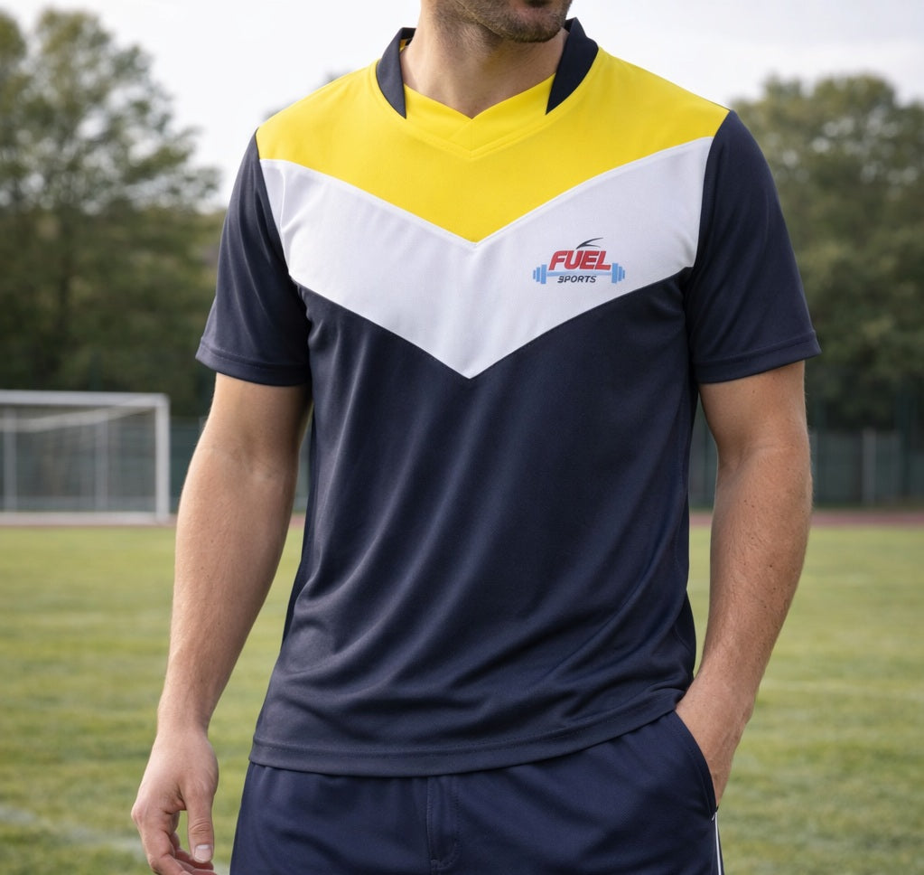 T-Shirt & Shorts Set Fluorescent Yellow